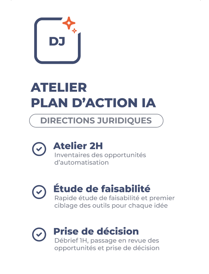 L'IA Générative et l'avocat : Atelier Directions juridiques