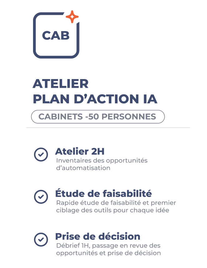 L'IA Générative et l'avocat : Atelier Cab