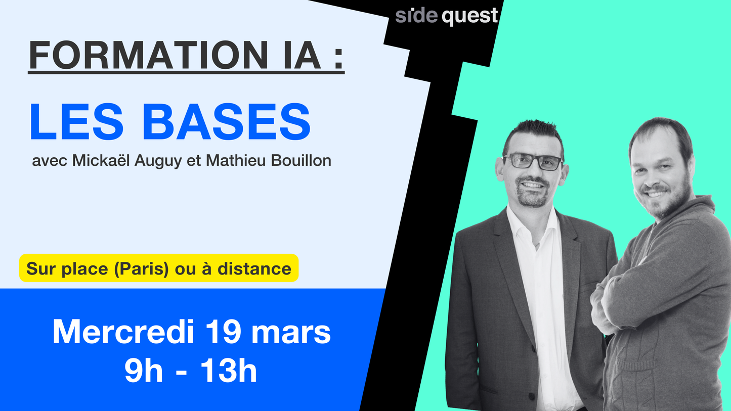 L'IA Générative et l'avocat : Les bases - 19 mars 2025 - 4h