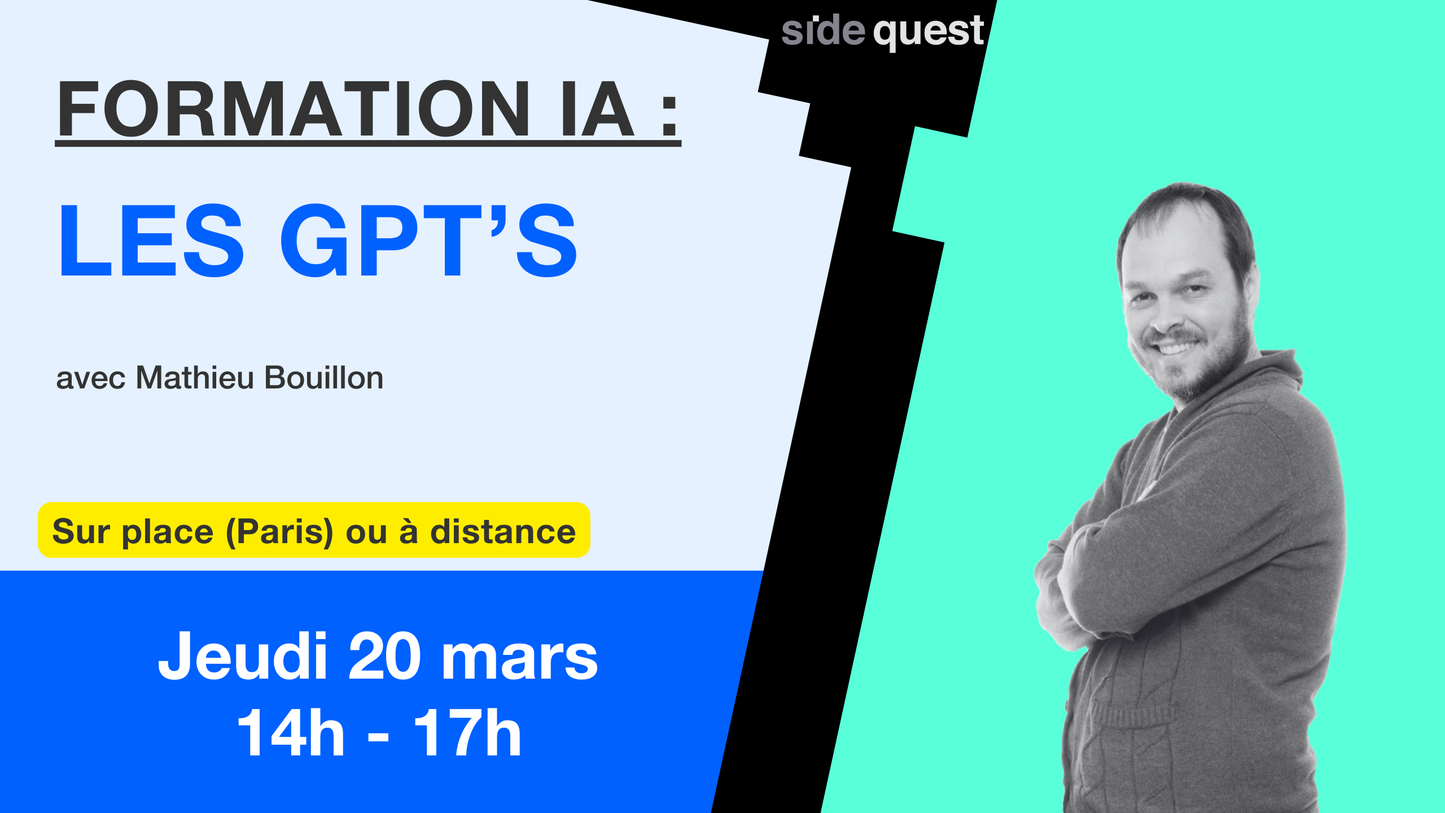 L'IA Générative et l'avocat : Les GPTs - 20 mars 2025 - 3h