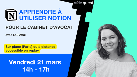 Notion pour le cabinet d'avocat - 21 mars 2025 - 3h