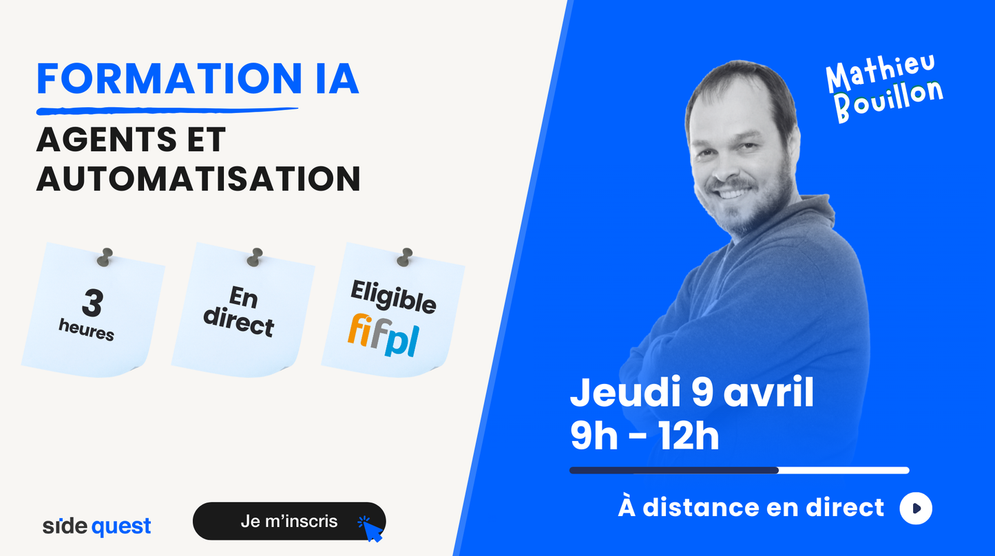 L'IA Générative et l'avocat : Agents et automatisation - avril 2026 - 3h